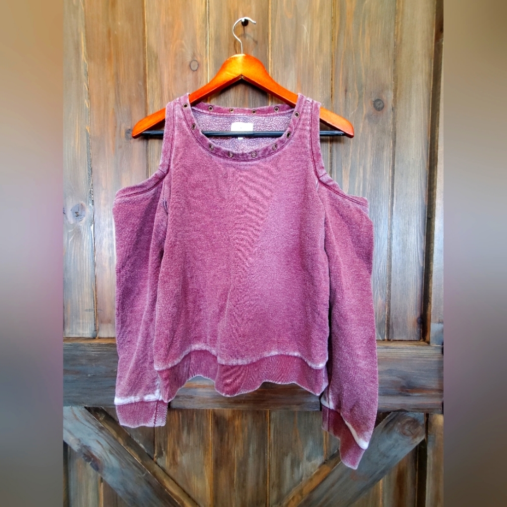 Lucky Brand Off the Shoulders Sweater